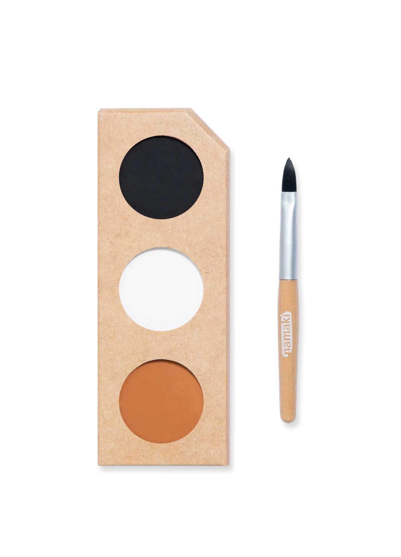 Schminkpalette für Kinder - 3 Farben, Kürbis & Skelett