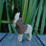 Holzwald Holzfigur Ziegenbock