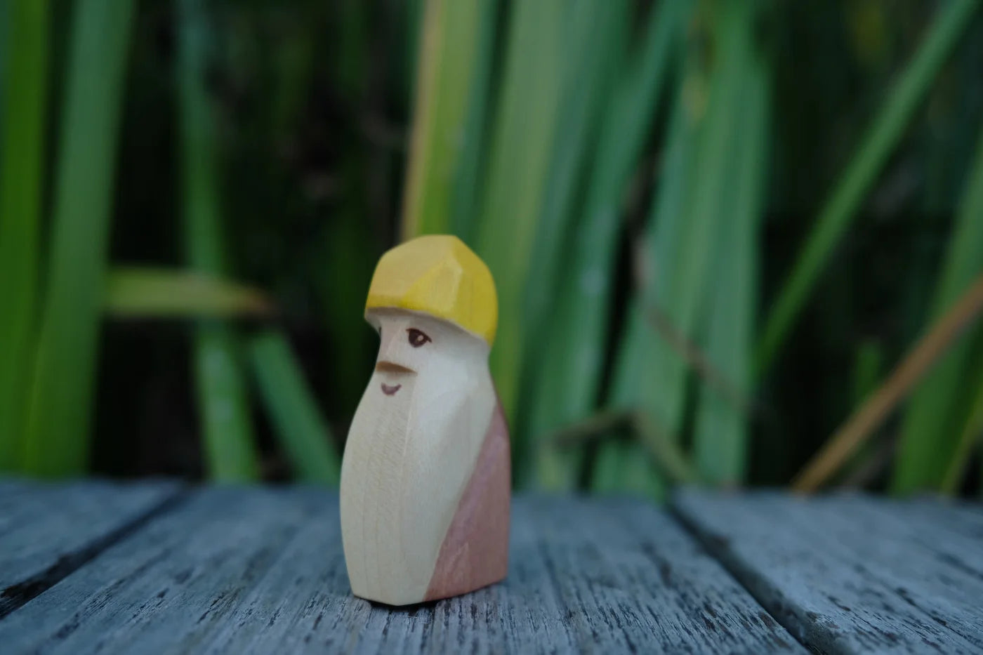 Holzwald Holzfigur Zwerg Leo