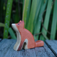 Holzwald Holzfigur Fuchs