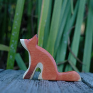 Holzwald Holzfigur Fuchs