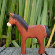 Holzwald Holzfigur Pferd