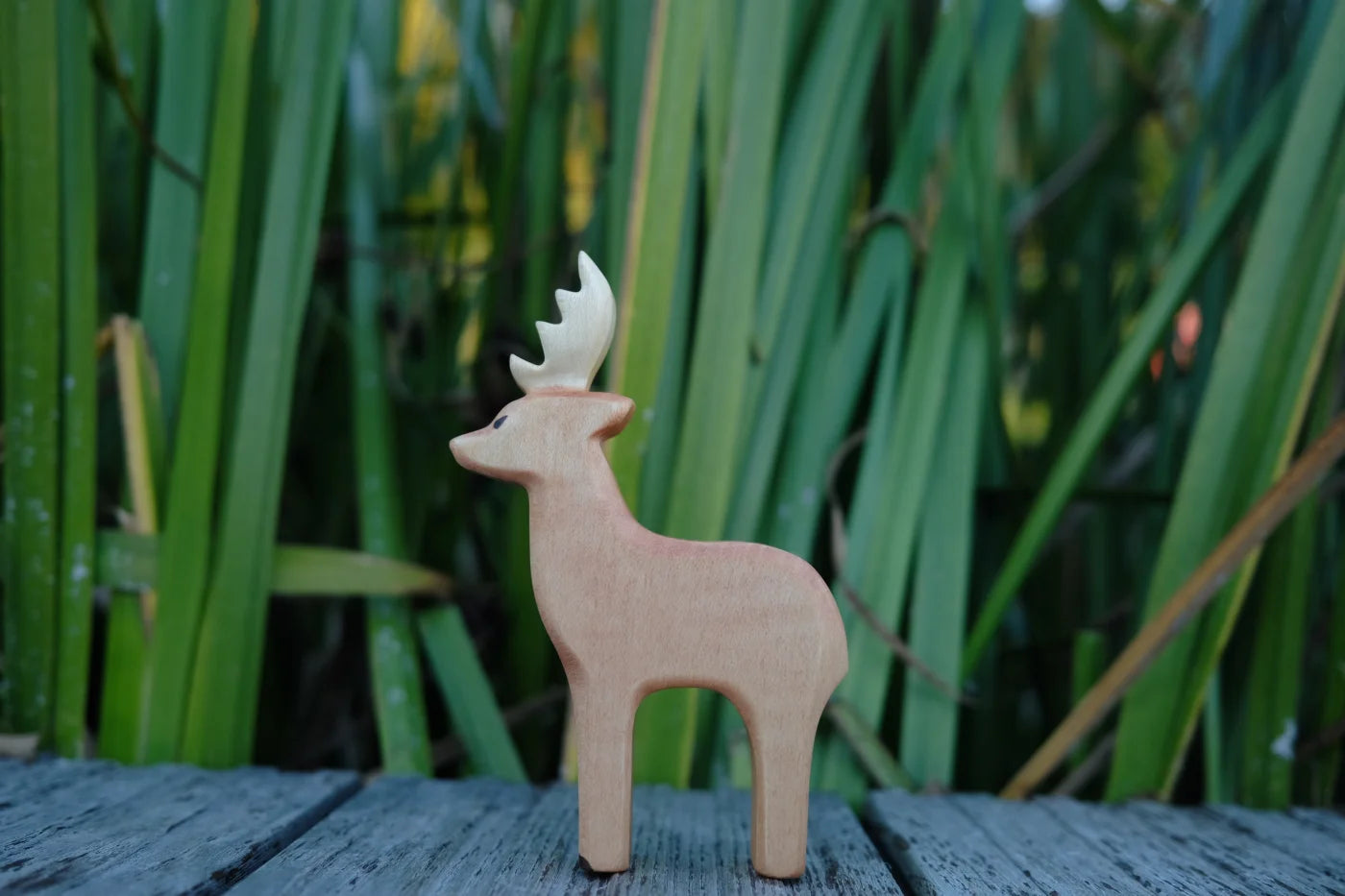 Holzwald Holzfigur Rehbock