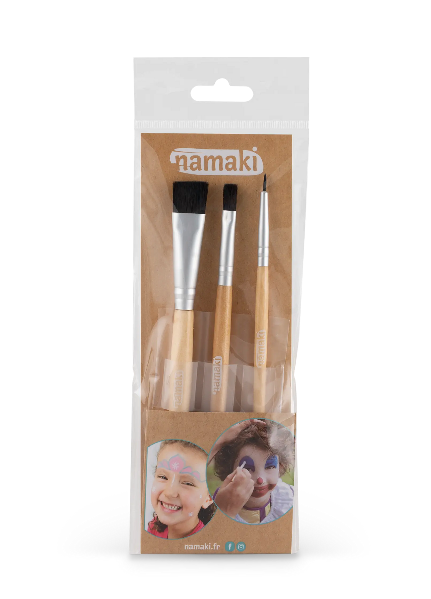 Set mit 3 Pinseln
