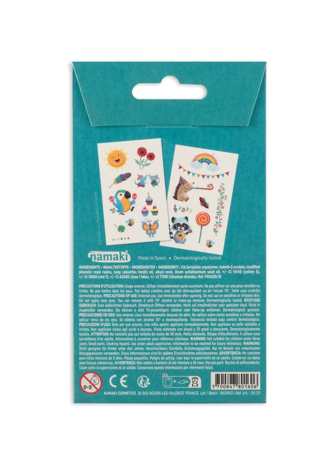 Kindertattoos - Regenbogen