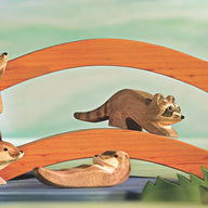 Ostheimer Holzfigur Seeotter stehend