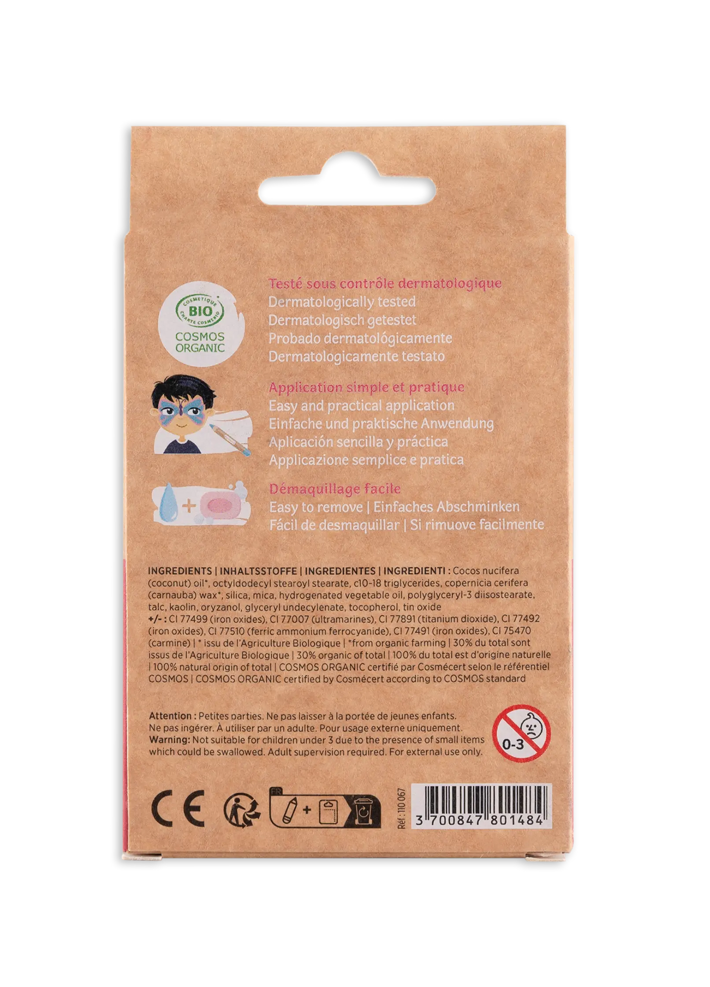 Schminkstifte für Kinder Jumbo Verzauberte Welten, 6 Farben