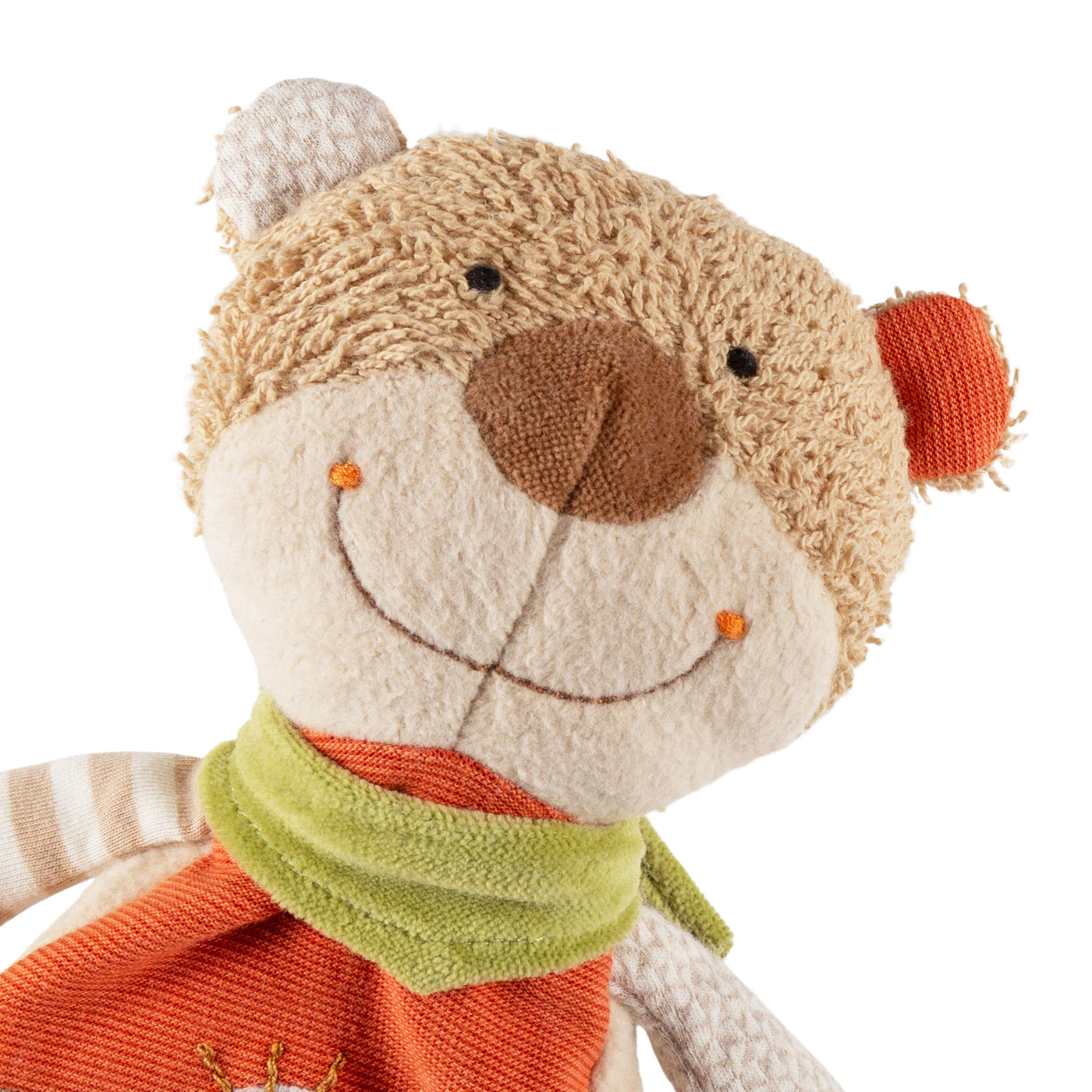 Bio-Schnuffeltuch Bär Nahaufnahme Kopf