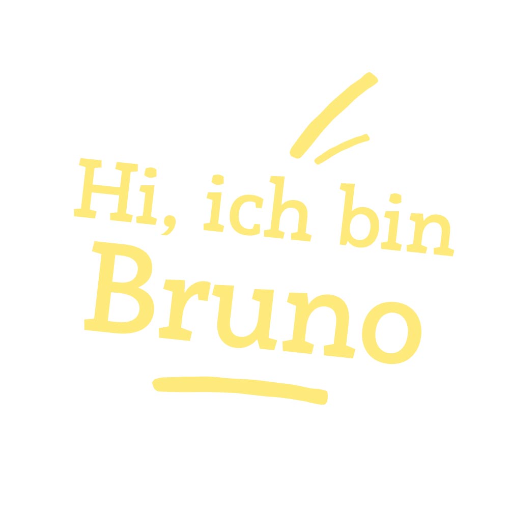 Text: Hi ich bin bruno