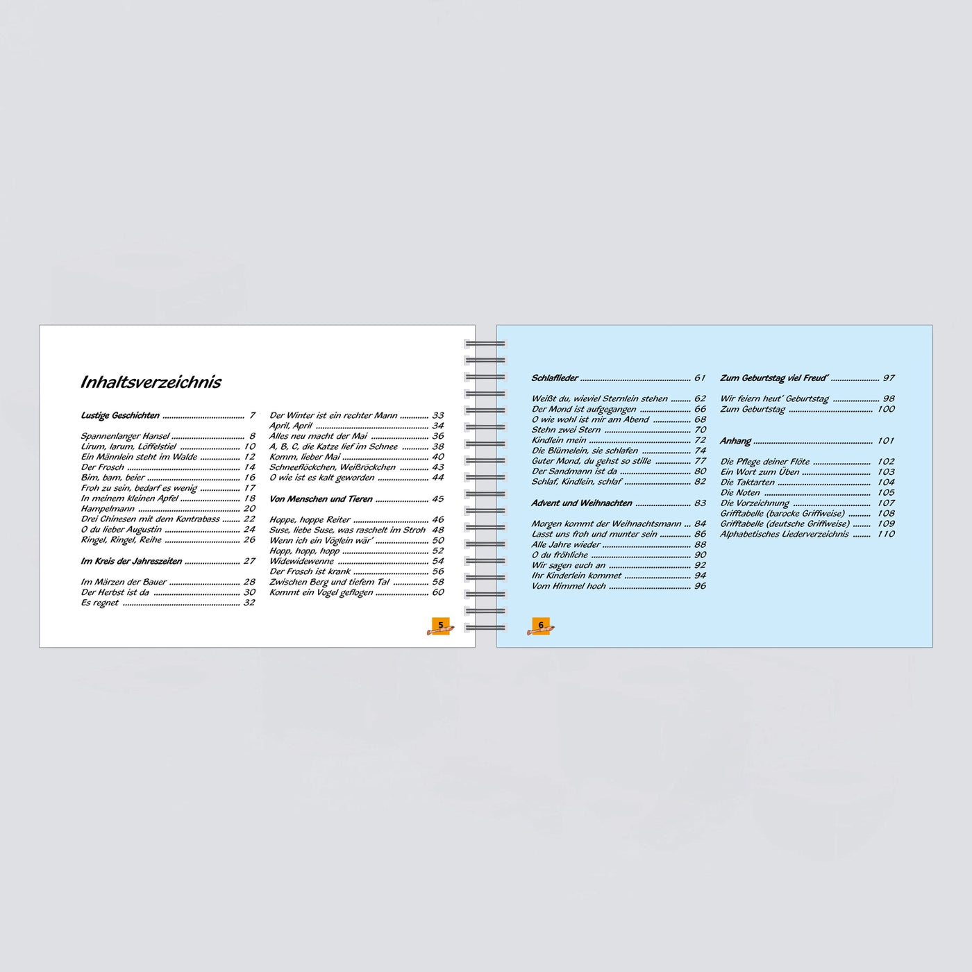 Voggys Blockflöten-Liederbuch