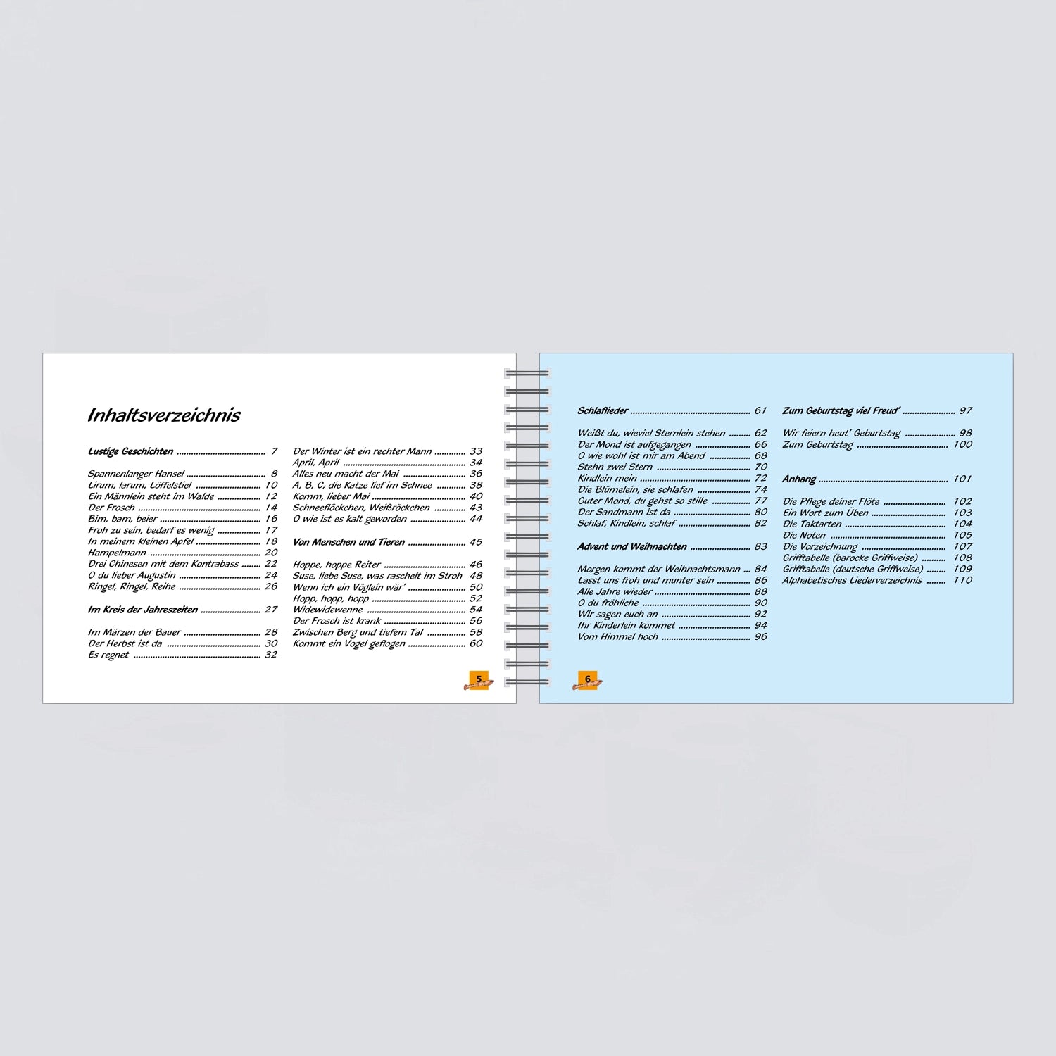 Voggys Blockflöten-Liederbuch