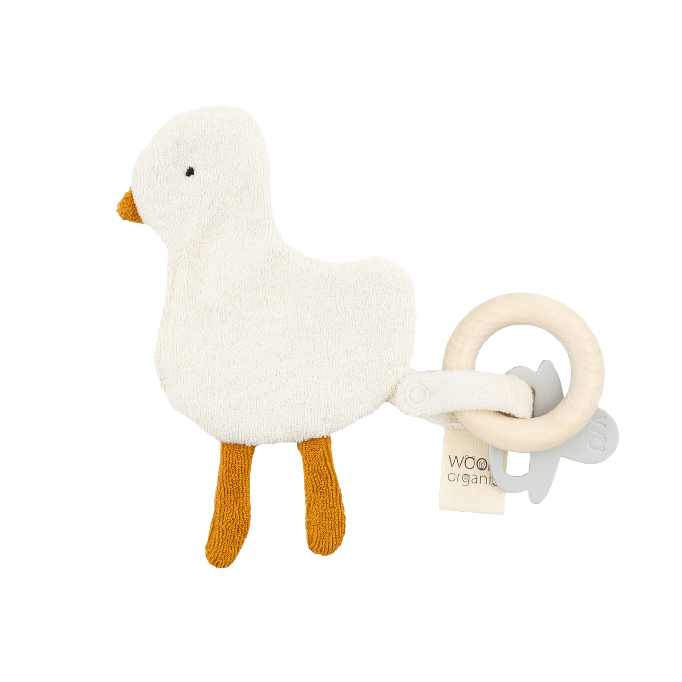 Wooly Organic Gans mit Holzbeißring