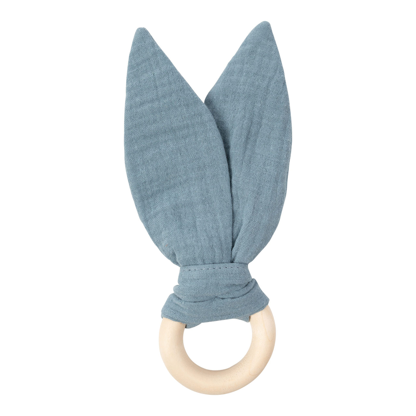 Wooly Organic Hasenohren mit Holzbeißring