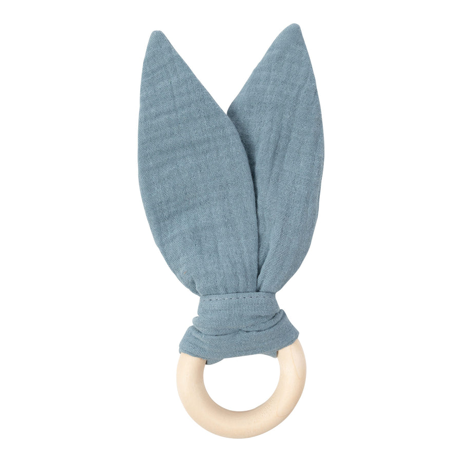 Wooly Organic Hasenohren mit Holzbeißring