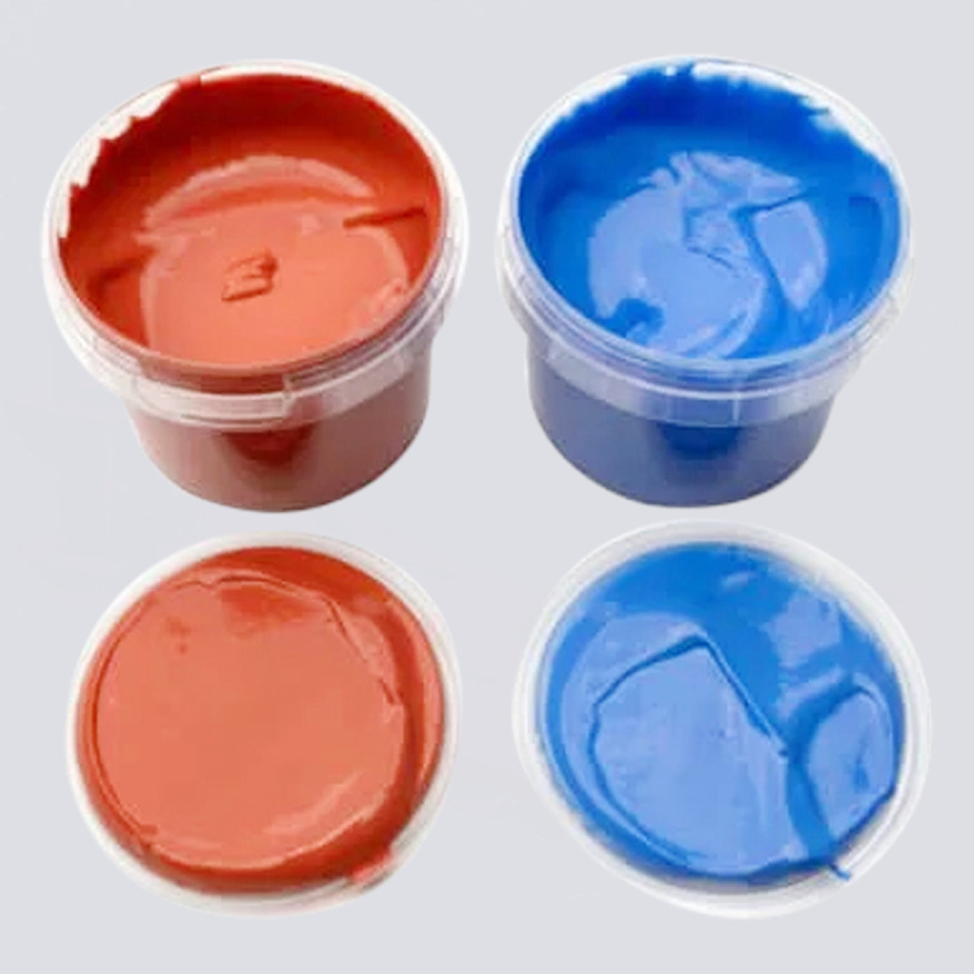 Fingerfarben 2er Set "Nori" blau/rot
