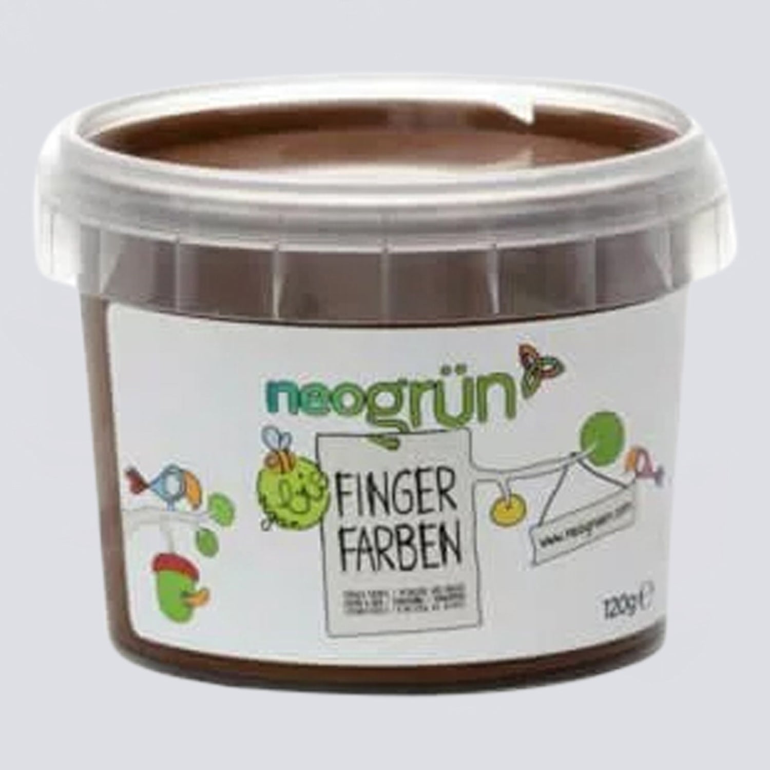 Fingerfarbe Braun