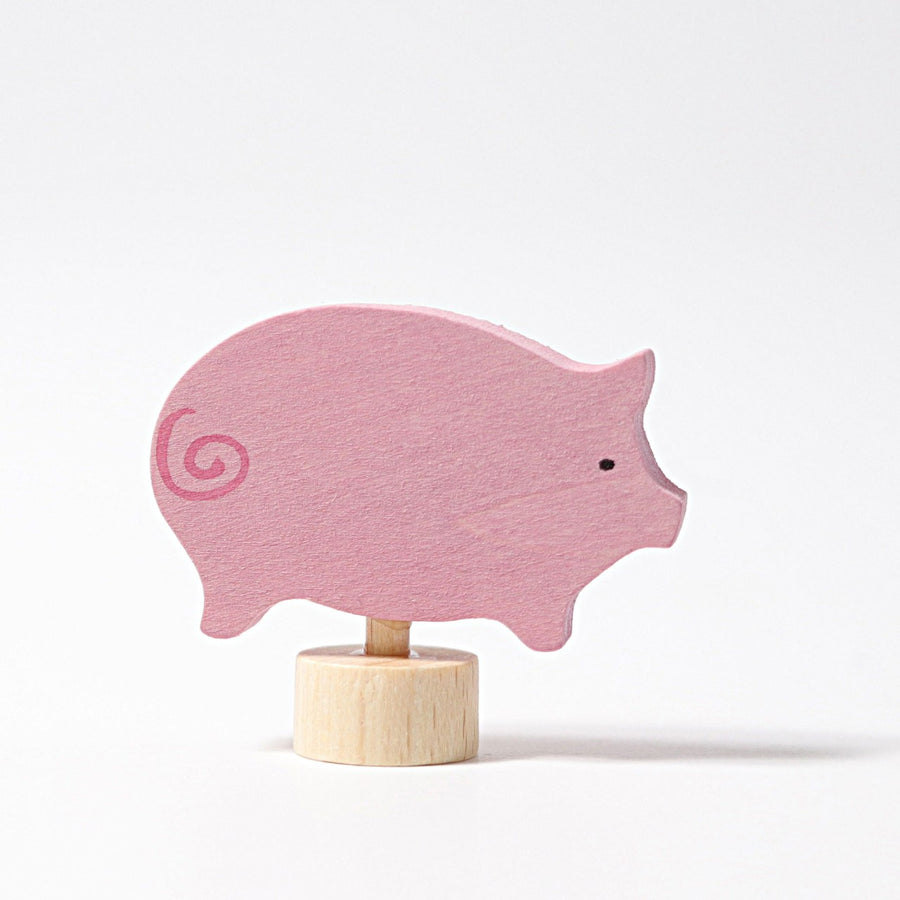 Grimm's Steckfigur Rosa Schwein