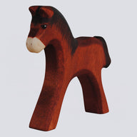 Holzwald Holzfigur Fohlen