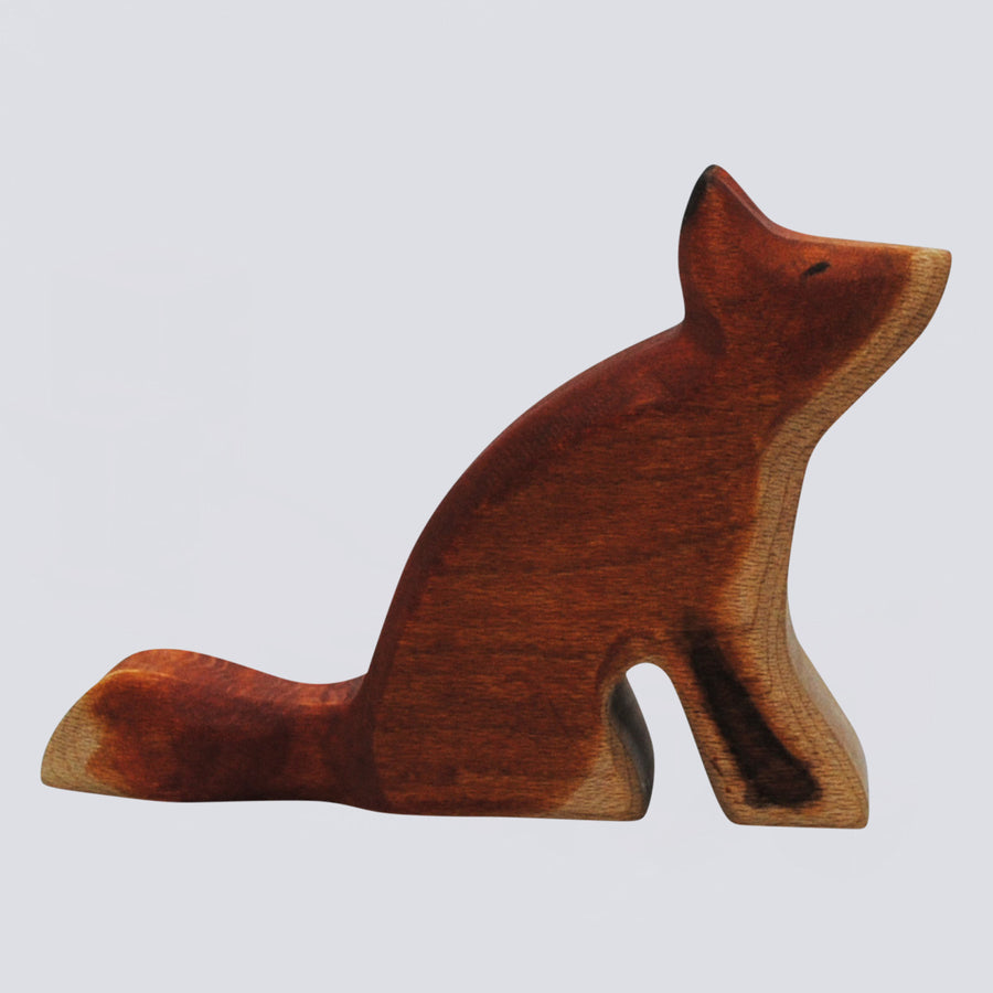 Holzwald Holzfigur Fuchs