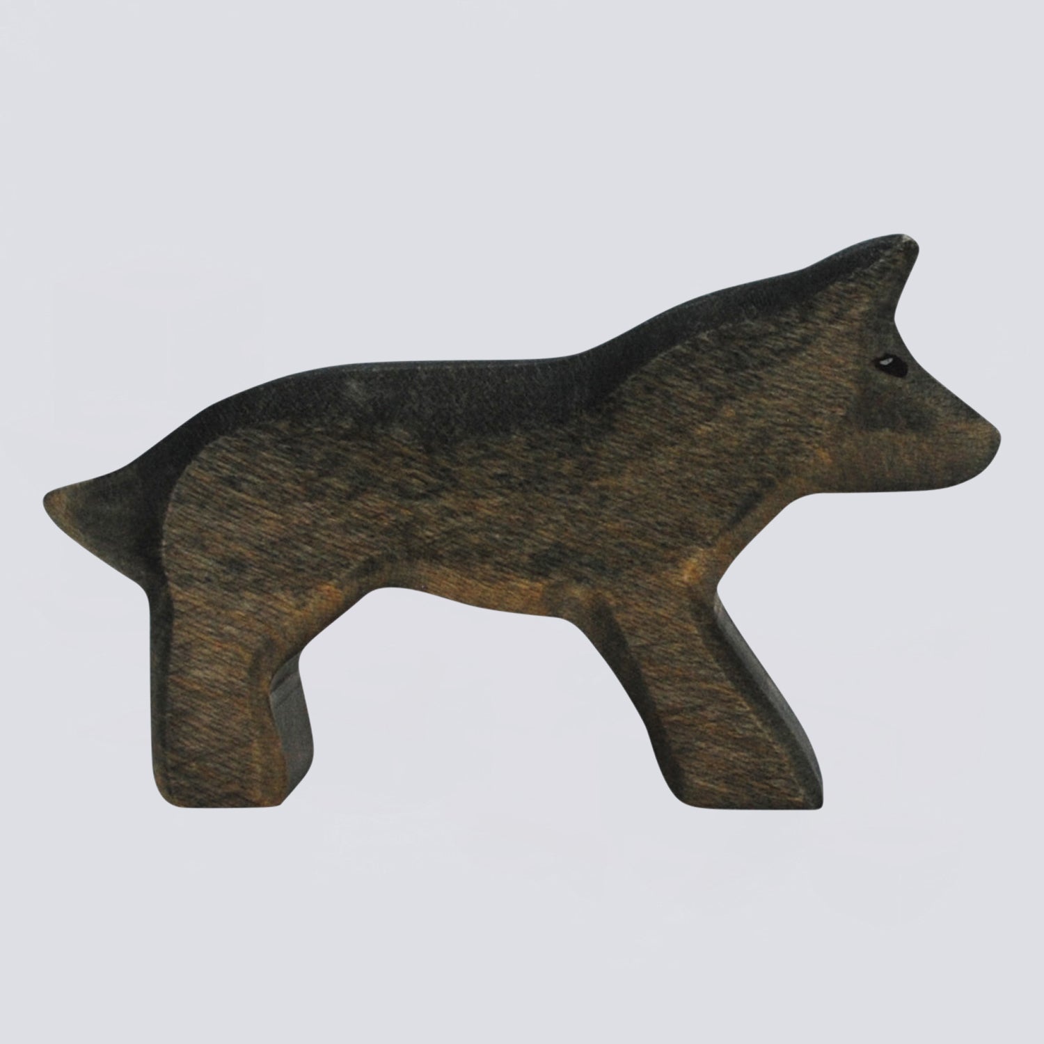 Holzwald Holzfigur Wolf klein