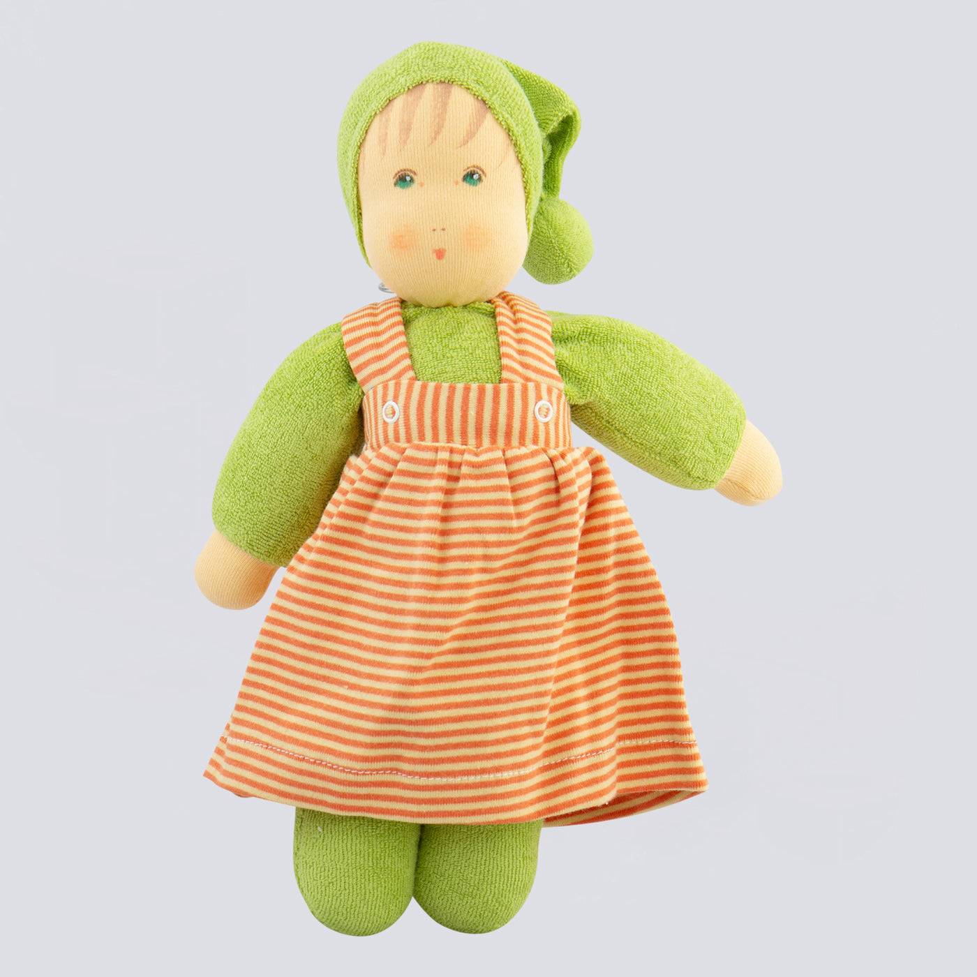 Nanchen Puppe 'Mädel'  grün orange - 33 cm