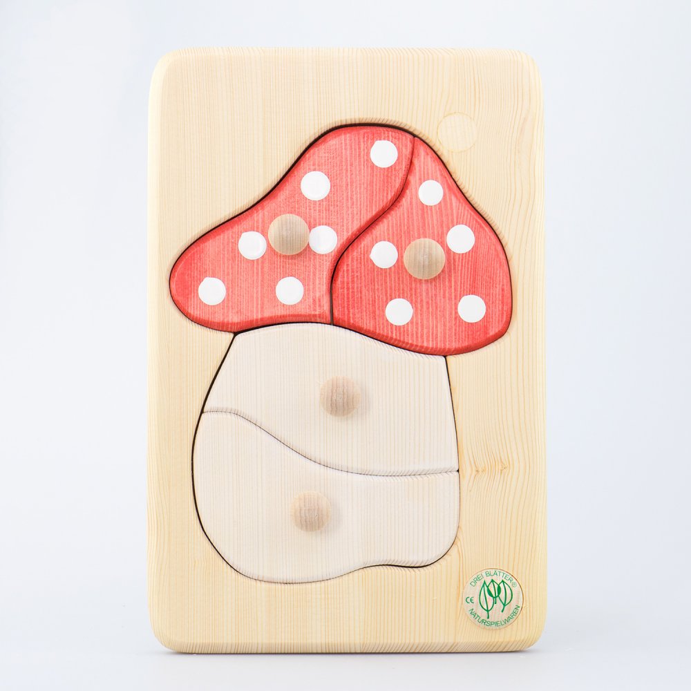 Holzpuzzle Fliegenpilz