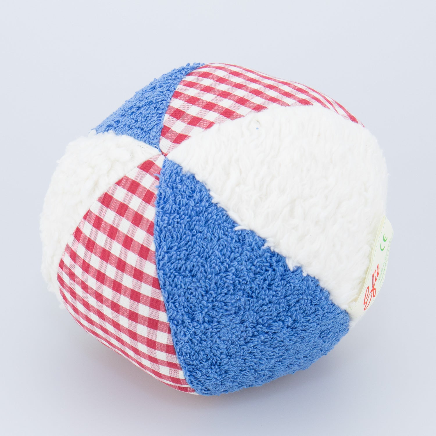 Rasselball weiß-blau von Efie