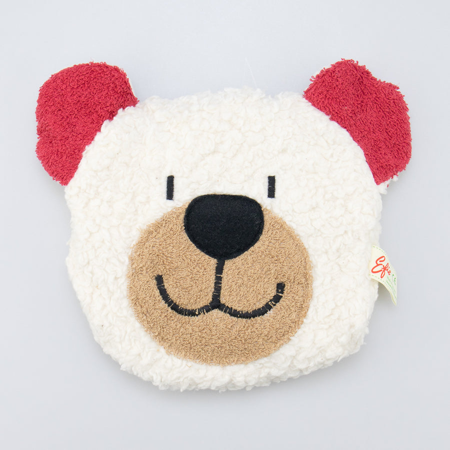 Efie Wärmekissen Teddykopf - Kirschkern- oder Dinkel-Inlett