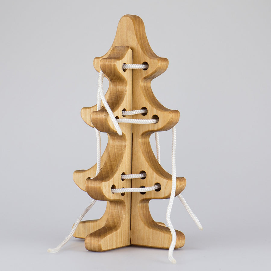 Fädelspiel Tannenbaum