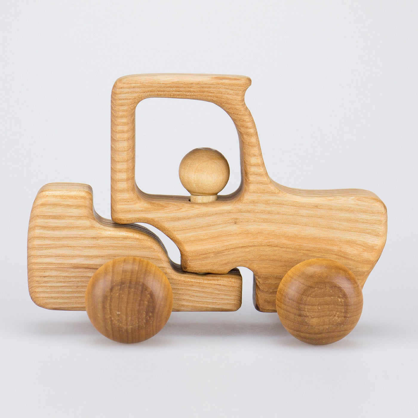 Holztraktor mit Lenkung