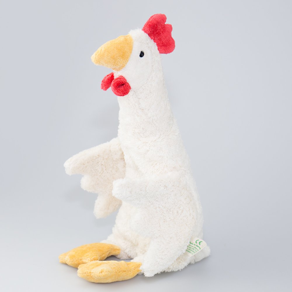 Stofftier Huhn mit Kirsch oder Traubenkern-Inlett