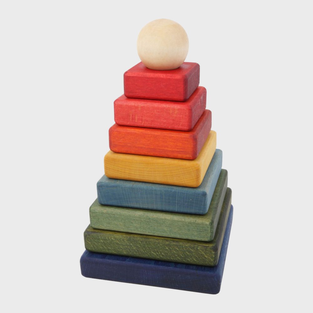 Stapelpyramide bunt